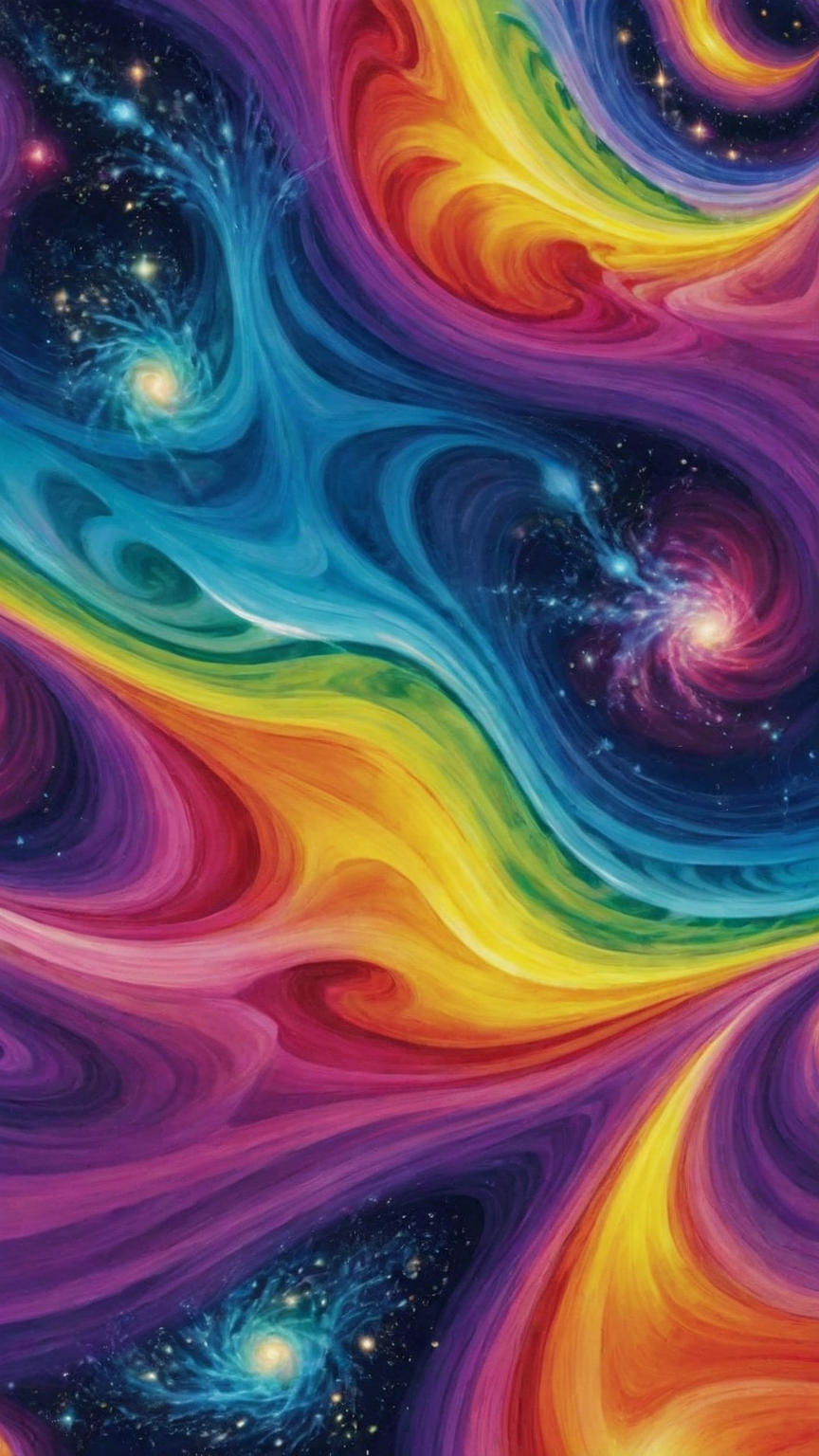 Galaxies and Nebulae in Space Wallpaper