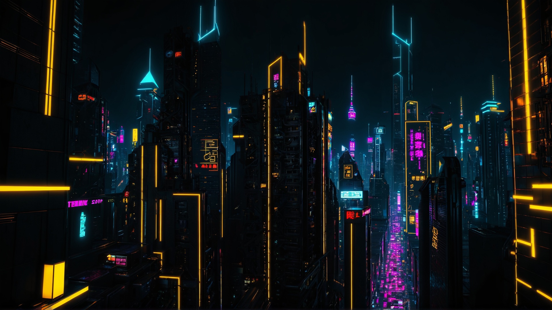Black Background Wallpaper