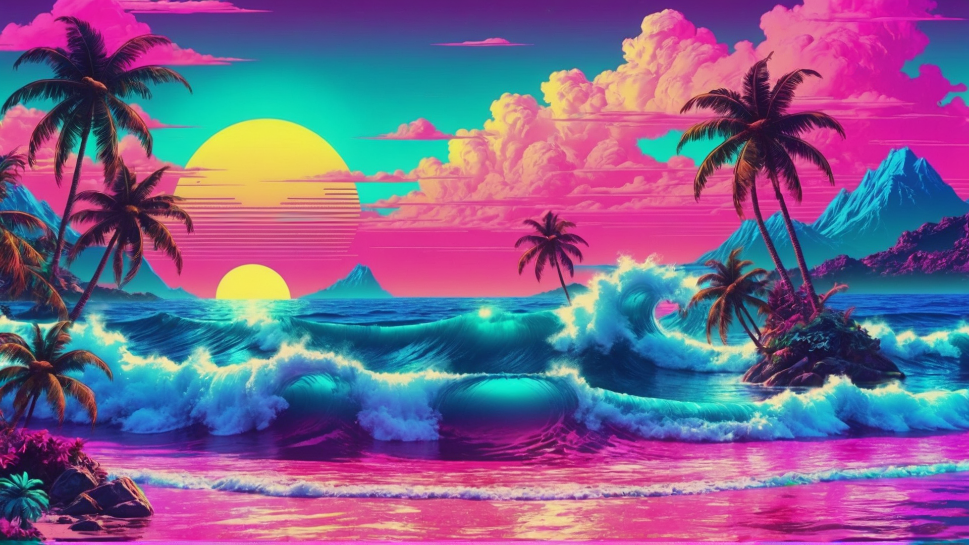 Far Ocean Wallpaper