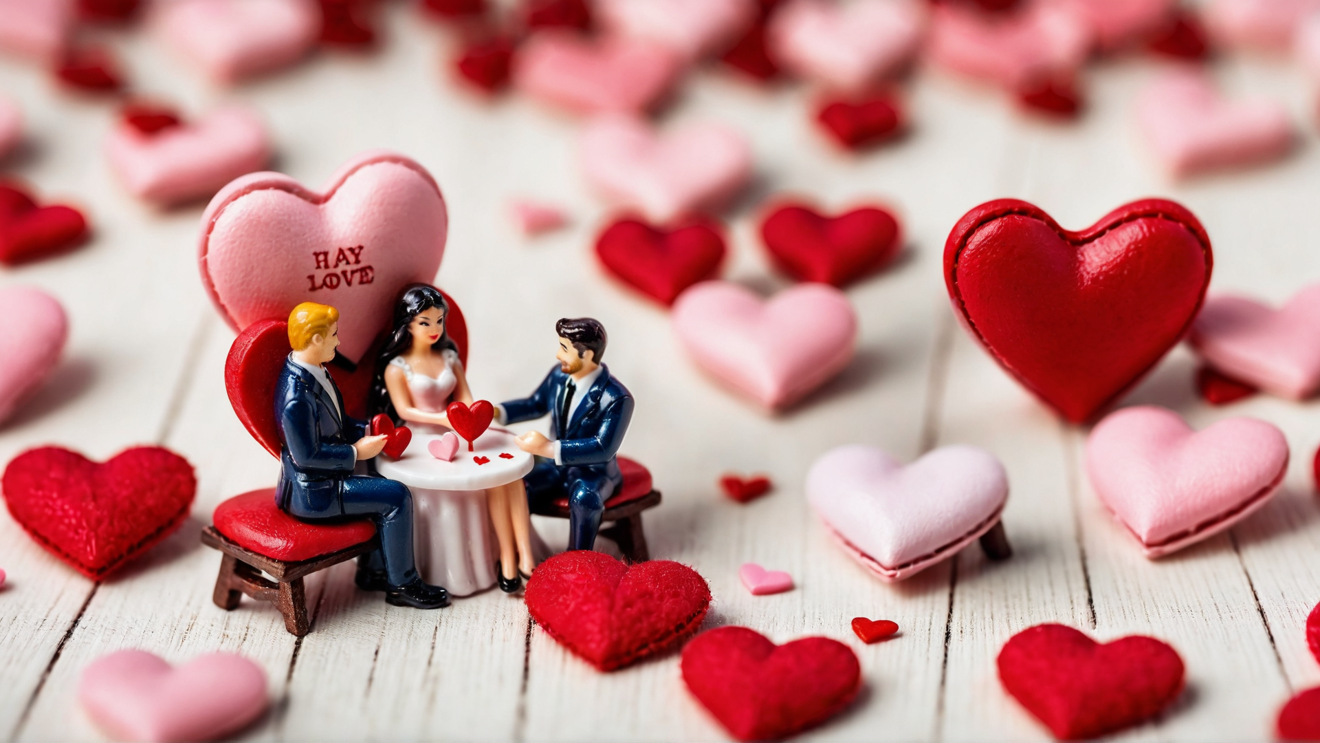 Fun and Playful Valentines Day Wallpaper